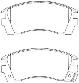 Комплект тормозных колодок AISIN ASN-242